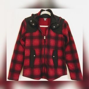 Eddie Bauer Plaid Fleece Jacket NWOT